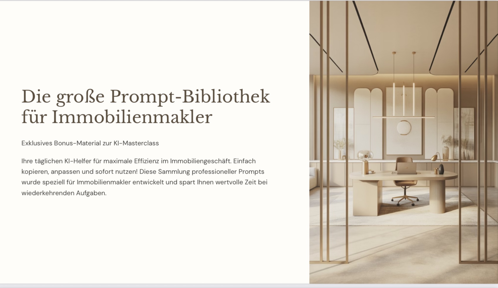 Die große Prompt-Bibliothek für Immobilienmakler